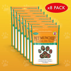 Pet Munchies Sushi Dog Training Treats, Oven Baked Tasty Bites with Natural Real Meat, Low in Fat 150g (Pack of 2)