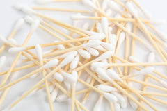 Eco-Friendly Shop 100 Bamboo Cotton Buds 100% Natural Biodegradable Wooden Swabs (100 BUDS)