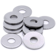 M10 (10mm) Flat Washer (Form G) - Stainless Steel (A2) (Pack of 10)