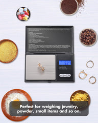 Zacro Digital Kitchen Scale Portable Pocket Scale 200g X 0.01g Mini Weighing Scale Jewelry Scale with LCD Display Batteries Included