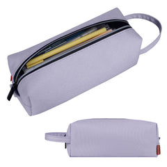 Fmeida Large Pencil Case, Pencil Case Big Capacity Pencil Pouch Pen Holder for Middle High School Office, Stationery Supplies Makeup Bag for Girls Boys - Purple