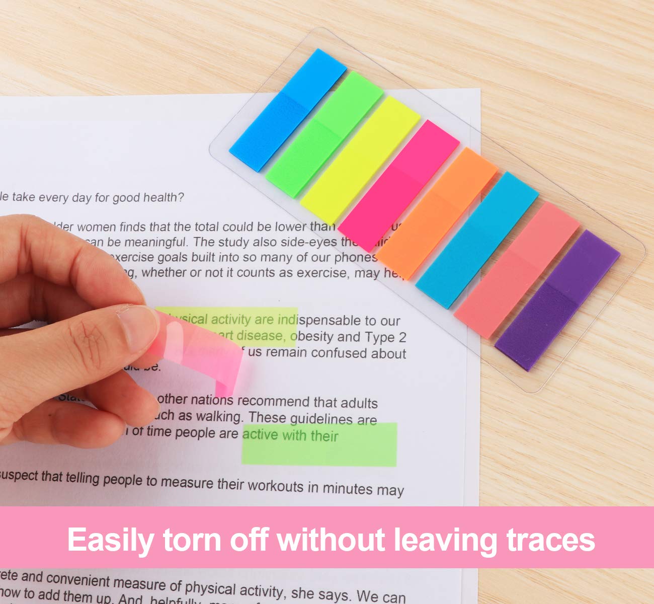 Agoer 1920 Pcs Sticky Notes Flags Index Tabs Sticky Markers Flags Colourful Small Neon Arrow Writeable Adhesive Strips for Page Marking Mini File Tabs Flags as Reading Notes Book Markers