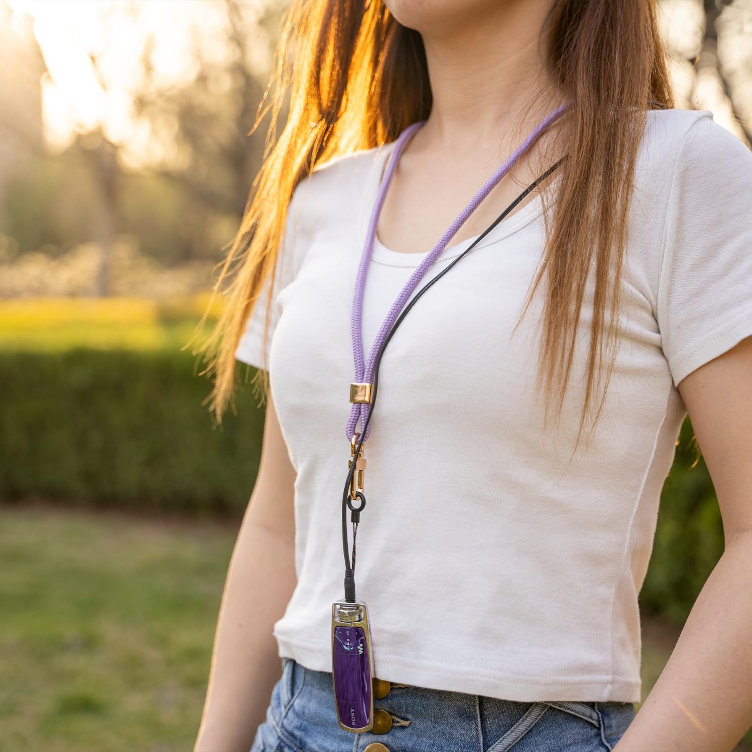 SENLLY Neck Lanyard Strap for Keys, Original Minimalist Design KeyChain and ID Badge Holder