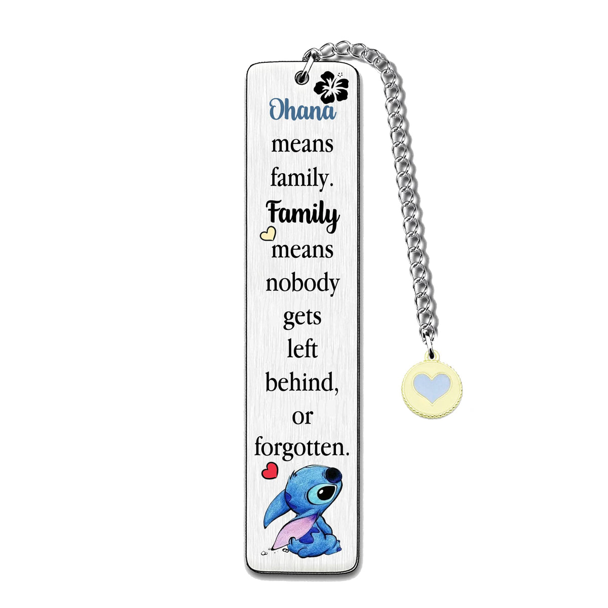 Bookmarks Men Fathers Day Gift Dad Uncle Grandad Bookmark Ohana Means Family Son Brother Grandson Nephew Best Friend Birthday Graduation Love Reminder Present Christmas Thanksgiving Papa Keepsakes