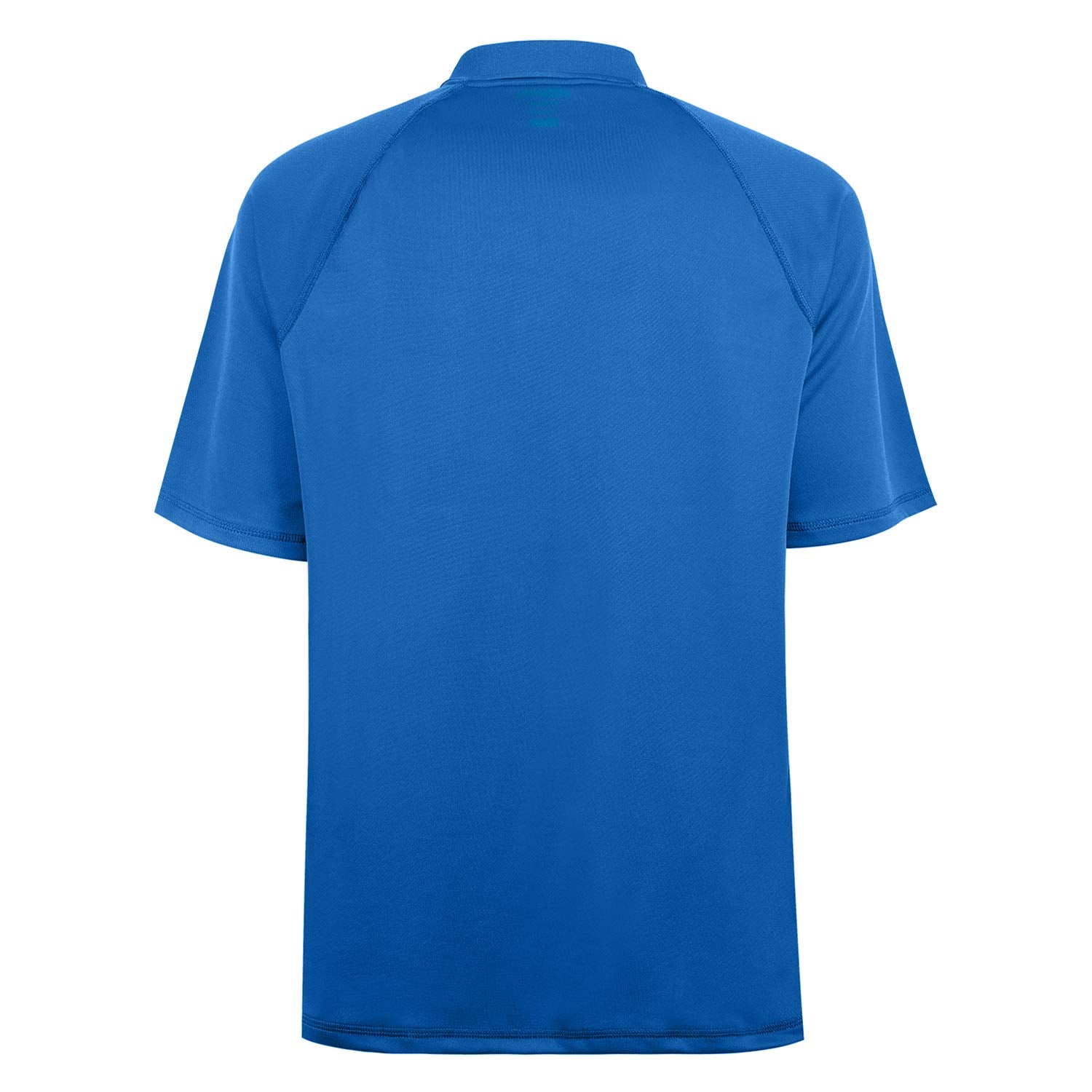 Men's Short Sleeve Moisture Wicking Performance Pocket Polo Shirt, Tall Sizes: M-6XL(5XL,Blue)