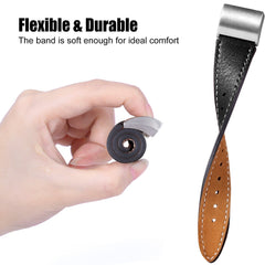 Mornex Strap Compatible with Fitbit Charge 2 Band Leather Strap, Classic Adjustable Replacement Wristband Fitness Accessories With Metal Connectors