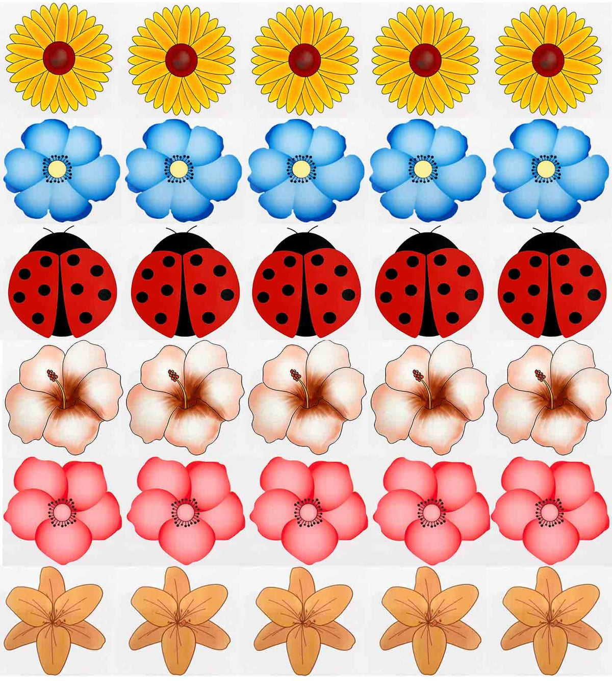 30PCS Window Fly Traps, Flies & Bug Window Fly Trap, Fly Trap Killer Stickers, Floral Pattern Design Sticky Fly Catcher for Indoor Houseflies Fly Gnat