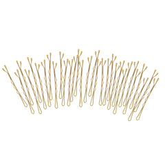 Laicky Bobby Pins, 200Count Blonde Hair Pins Hairpins with Box for Women Lady Girls Kids Hair Grips Invisible Wave Hairgrip Barrette Hairclip Bulk Hair Accessories (Blonde 5.2CM)