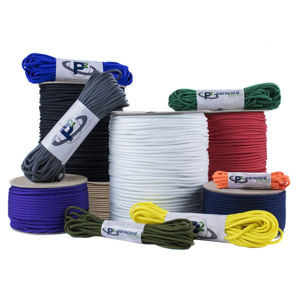 OUTDOOR Paracord Planet Mil-Spec Commercial Grade 550lb Type III Nylon Paracord