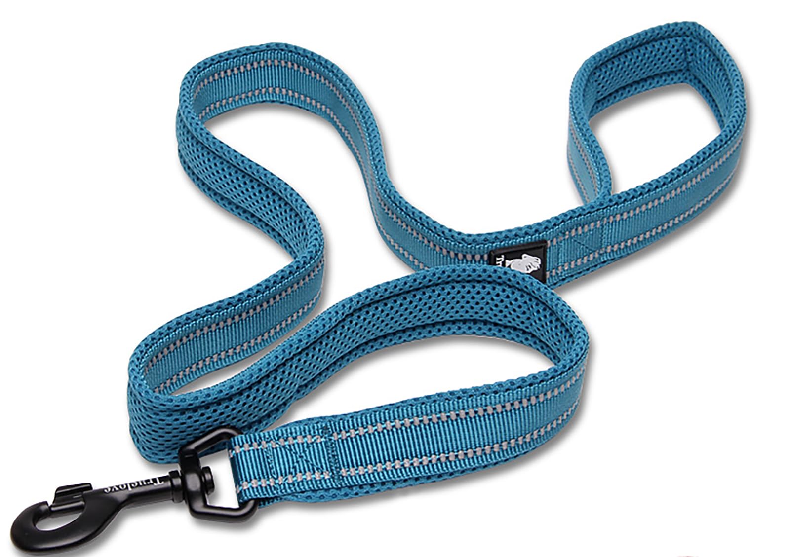 TRUE LOVE Dog Leash Puppy Walking Lead Pet Chain Padded Reflective Night Safe Rope Length 110cm TLL2111(Blue,S)