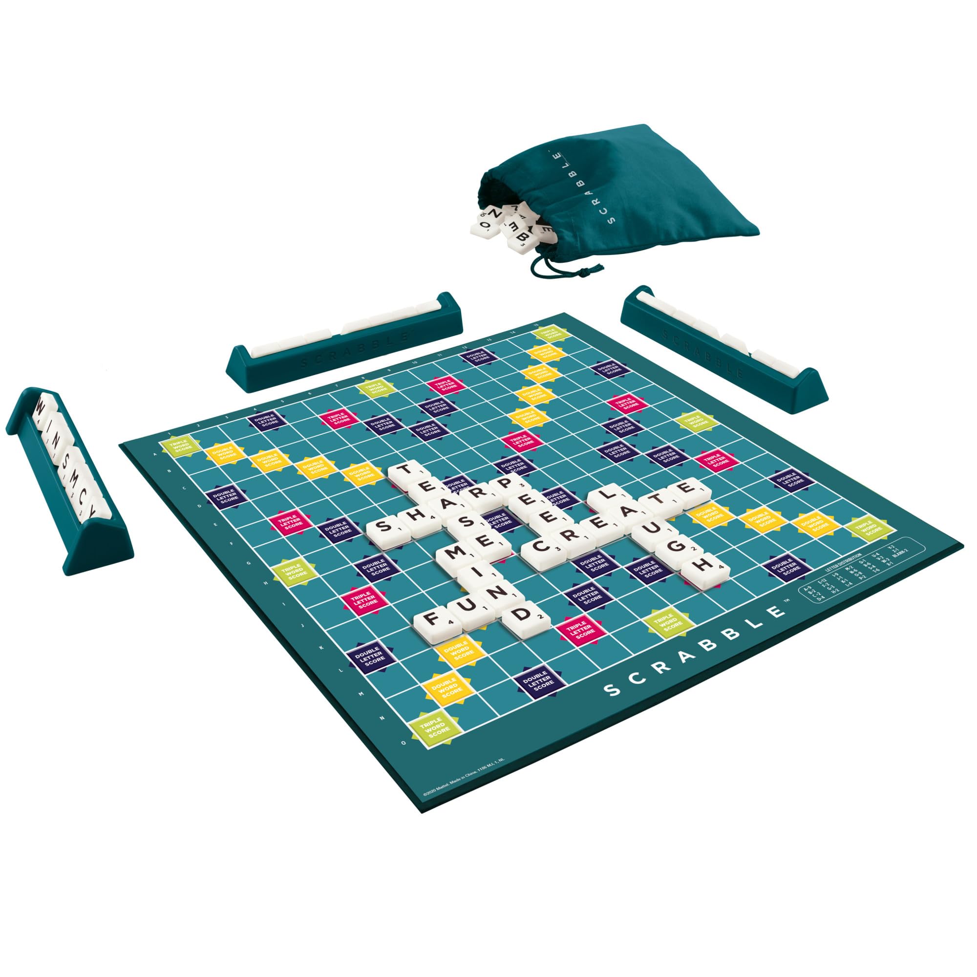 Mattel Games Scrabble Original - Crosswords Board game SPANISH VERSION, Y9594