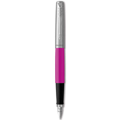 Parker Jotter Originals Fountain Pen   Classic Magenta Finish   Medium Nib   Blue & Black Ink