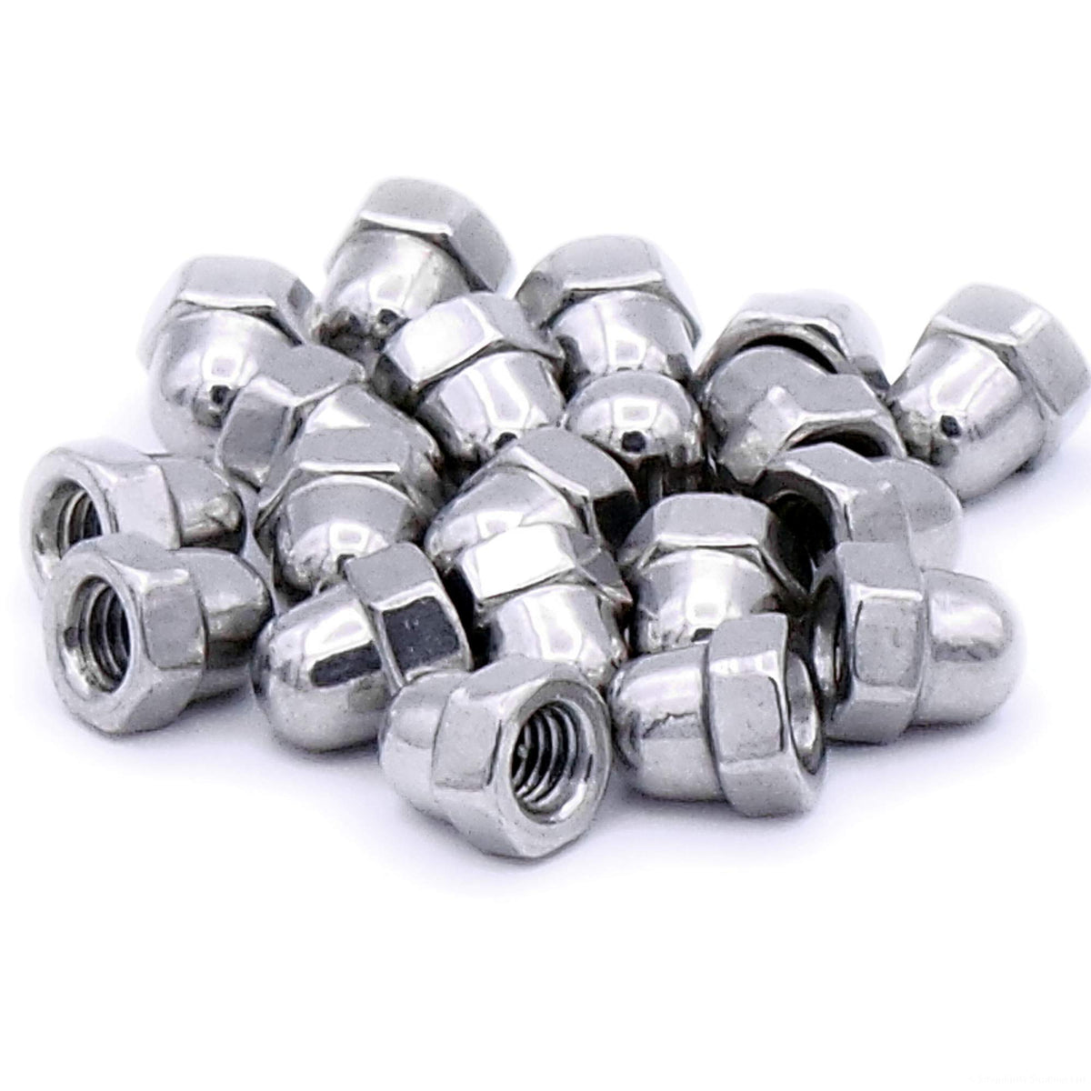 M12 (12mm) Dome Cap Nut - Stainless Steel (A2) (Pack of 4)