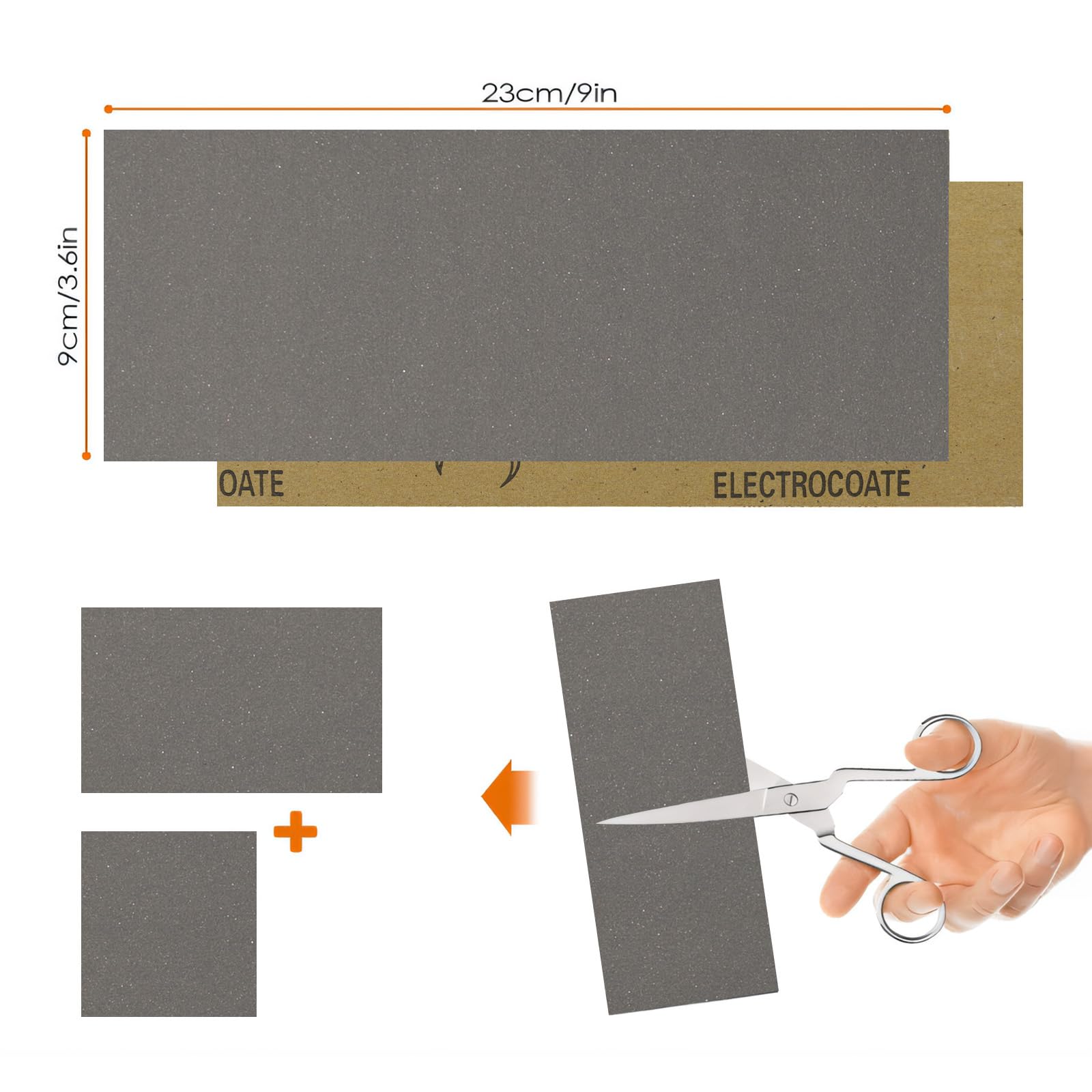 STEBRUAM 21 Sheets Sandpaper 1200 Grits Fine Sandpaper, Wet and Dry Sandpaper for Cars Polishing Metals Walls Wood Furniture Sanding, Sand Paper 9x3.6 Inch