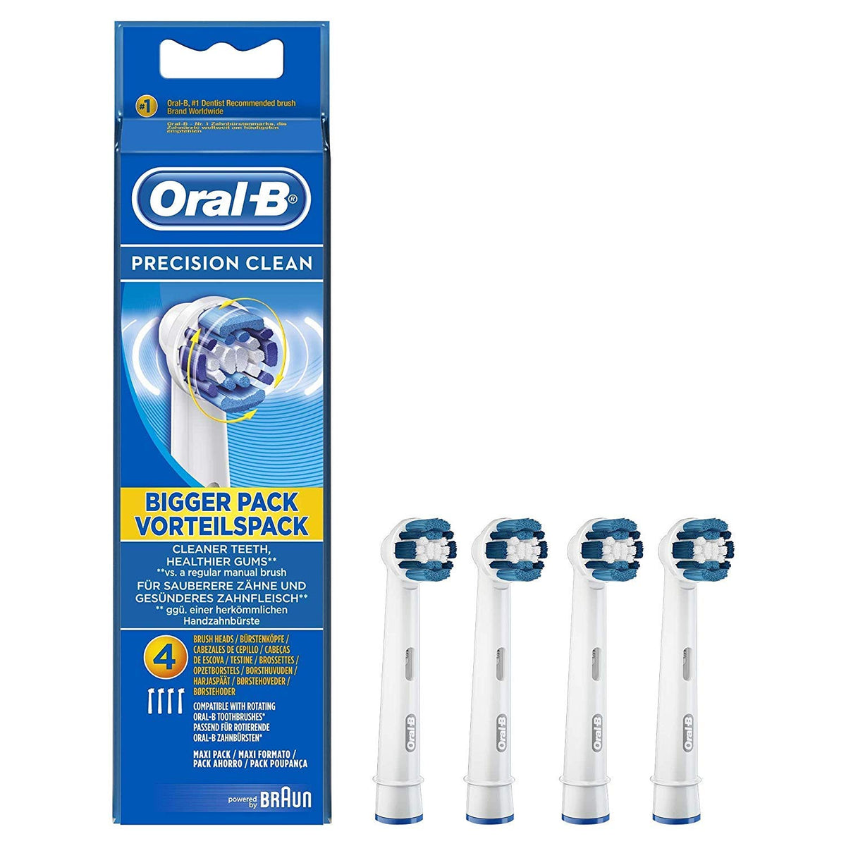 Oral B Precision Replacement Heads (pack of 4)