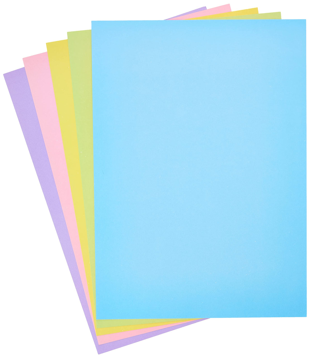 Baker Ross E10072 A4 Pastel Card Pack - Pack of 50, Easter Crafts, Craft For Kids