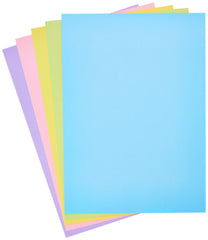 Baker Ross E10072 A4 Pastel Card Pack - Pack of 50, Easter Crafts, Craft For Kids