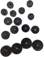 Assortment of Rubber Flat Pack Of 13 Tap Washers 3/8 inches or 1/2 inches or 3/4 inches for Sink or Bath Taps Basin Shower Seal Drip Sizes