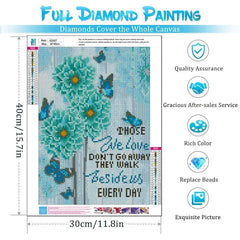 5D Diamond Painting Rustic Flower-DIY Diamond Art Craft Painting Kits Full Drill,Diamond Painting Set Crystal Rhinestone Embroidery Canvas Painting for Adults Gifts Home Wall Decor 16x12inch