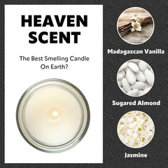 Thinking of You Candle - 220g Soy Wax with Vanilla, Jasmine & Sugared Almond - Thinking of You Gifts for Women - Pick Me Up Hug in Jar Care Package - Funny Candles by Makester