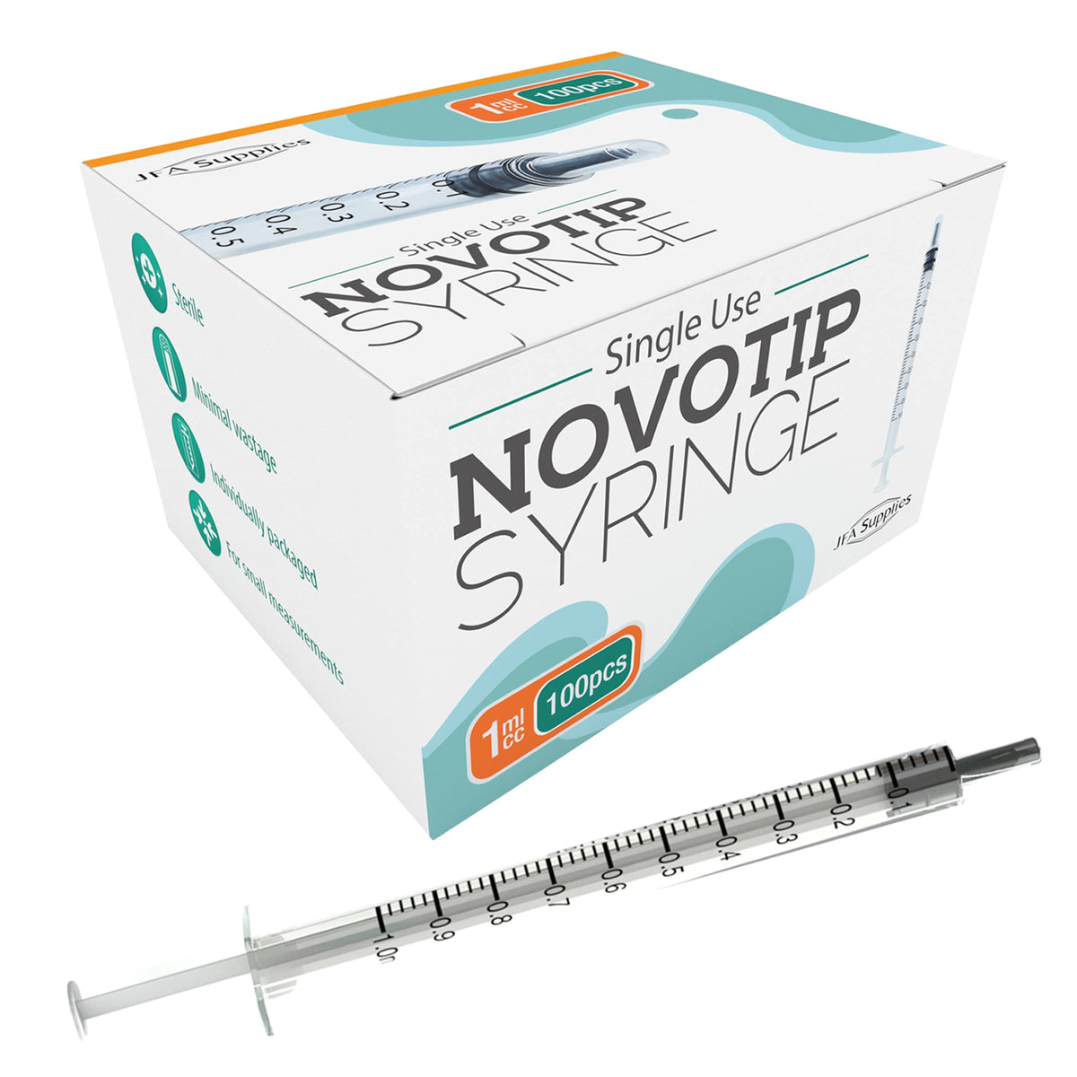 Novotip 1ml Syringe - Box of 100