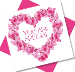 Punkcards - Valentine's Day Cards - ‘You Are Special’ - Valentines Card Him - Romantic Valentines Cards Wife - Valentines Card for Husband - Valentines Cards for Wife