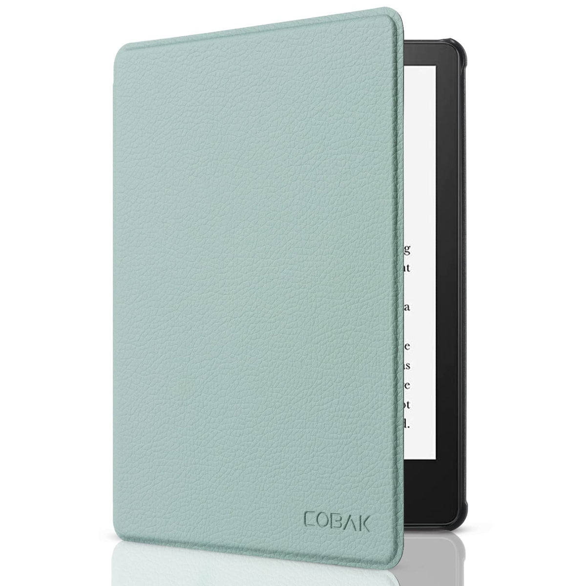 CoBak Kindle Paperwhite Case - All New PU Leather Smart Cover with Auto Sleep Wake Feature for Kindle Paperwhite Signature Edition and Kindle Paperwhite 11th Generation 2021 Released, Agave Green