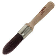 Coral 33722 Aspire 18MM Round Sash Paint Brush Professional Firm Pointed with a Short Stubby Profile for Fast Accurate Detail Cutting-in Ultra-Smooth Finish with Trade Emulsion or Gloss FSC Wood