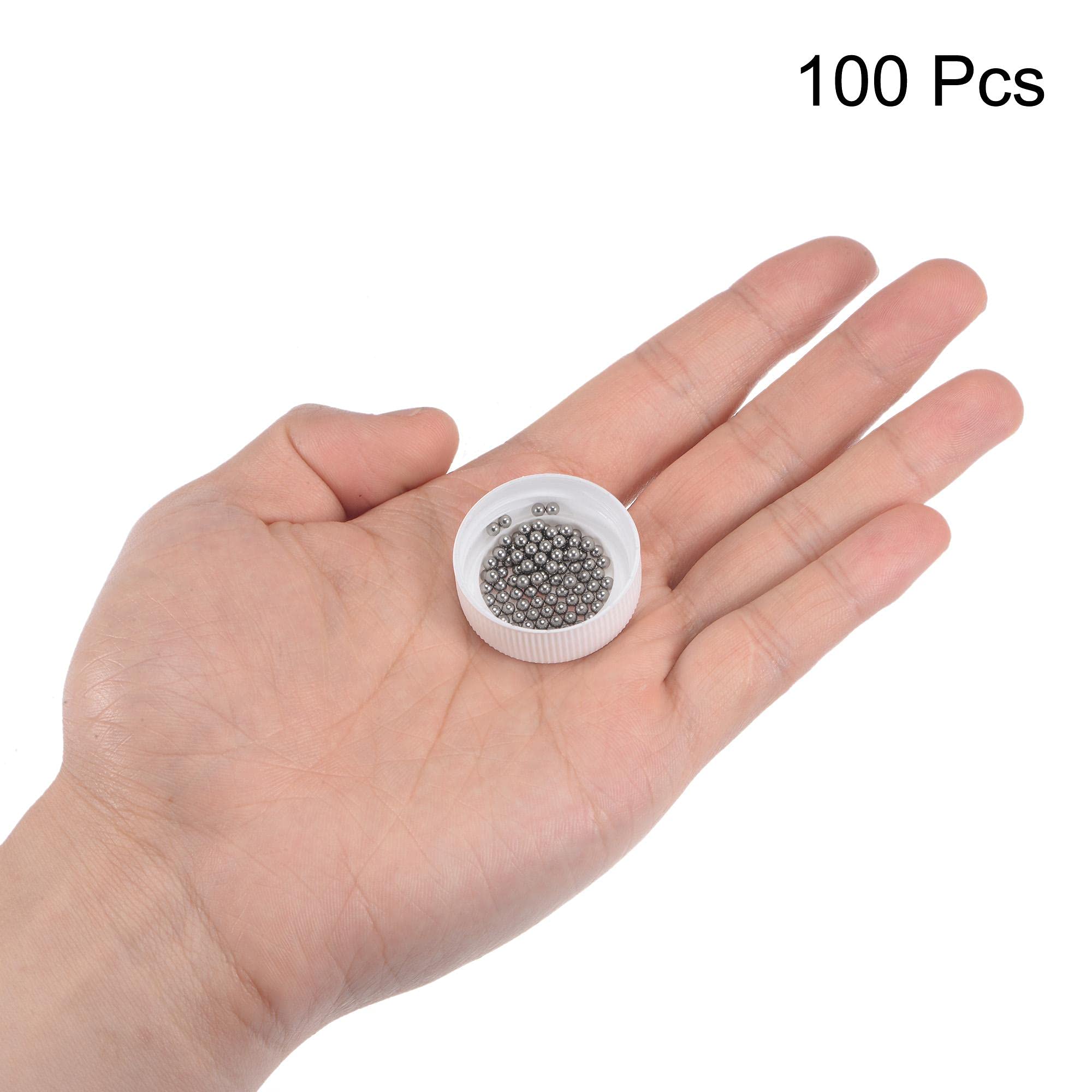 sourcing map 100pcs 2.5mm 440C Stainless Steel Bearing Balls G25 Precision