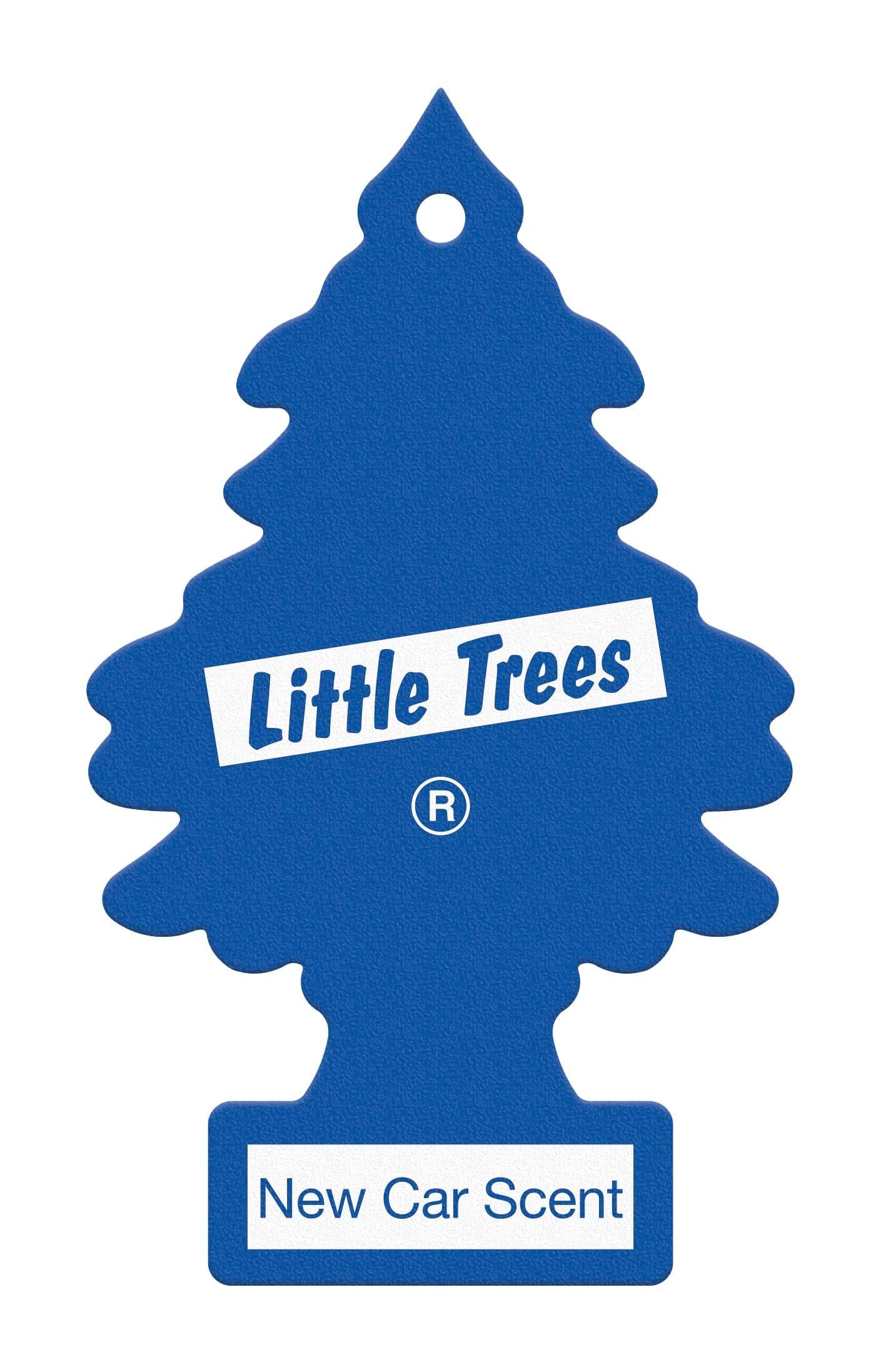 Little Trees Air Freshener Tree MTZ02 New Car Fragrance For Car Home Boat Caravan - Six Pack, Blue