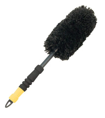 Meguiar's X1902EU Supreme Microfibre Wheel Brush, Medium, Completely Safe Wheel Cleaning , Black