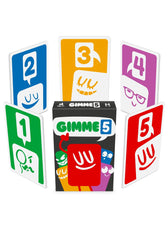 100 PICS GIMME 5, The Count Yourself Lucky Card Game. Perfect card game for young kids and children, Age 4and, rules as simple as snap, anyone can win