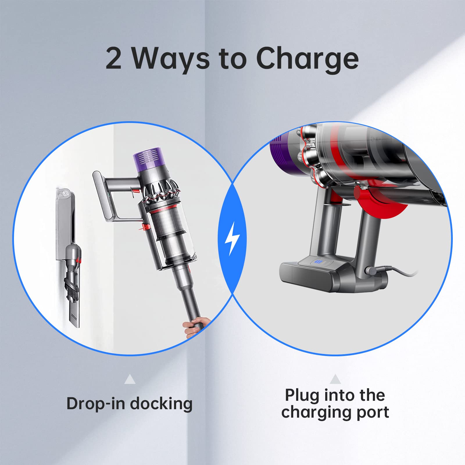 Battery for Dyson V10, Morpilot Replacement Dyson V10 Battery 5000mAh Compatible with Dyson V10 Animal V10 Absolute V10 Motorhead Fluffy Cordless Vacuum Cleaner Handheld Vacuum Cleaner