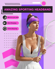 MUSICOZY Sleep Headphones Bluetooth 5.3 Headband Headphones Soft Galaxy Music Headband with HD Stereo Sound,Tech Gifts for Men Women Teens,Reusable Headphones for Sleeping Yoga Sport Fitness Relax