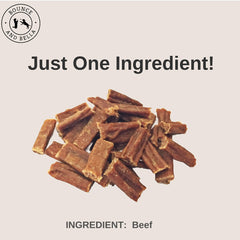 Bounce and Bella Pure Beef Nibbles - Perfect Puppy Treats from 8 Weeks – Just One Ingredient – Natural Grain Free Dog Treats with No Nasties 100g