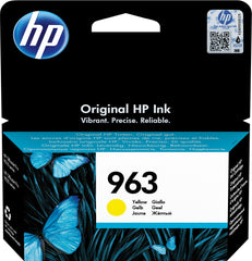 HP 3JA25AE 963 Original Ink Cartridge, Yellow, Single Pack