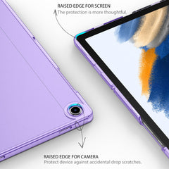 CACOE Case for Samsung Galaxy Tab A9and Plus Tablet 11 Inch 2023, Ultra Slim Folding Hard Back Shell Stand Cover for Samsung Tab A9and 11 Inch Tablet, Purple