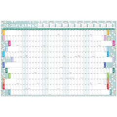 Wall Planner 2024-2025 - A1 Large 2024-2025 Wall Planner from Aug. 2024 to Jul. 2025, Academic Wall Planner 2024-2025 for Home, Office, or School, 88 x 57 cm