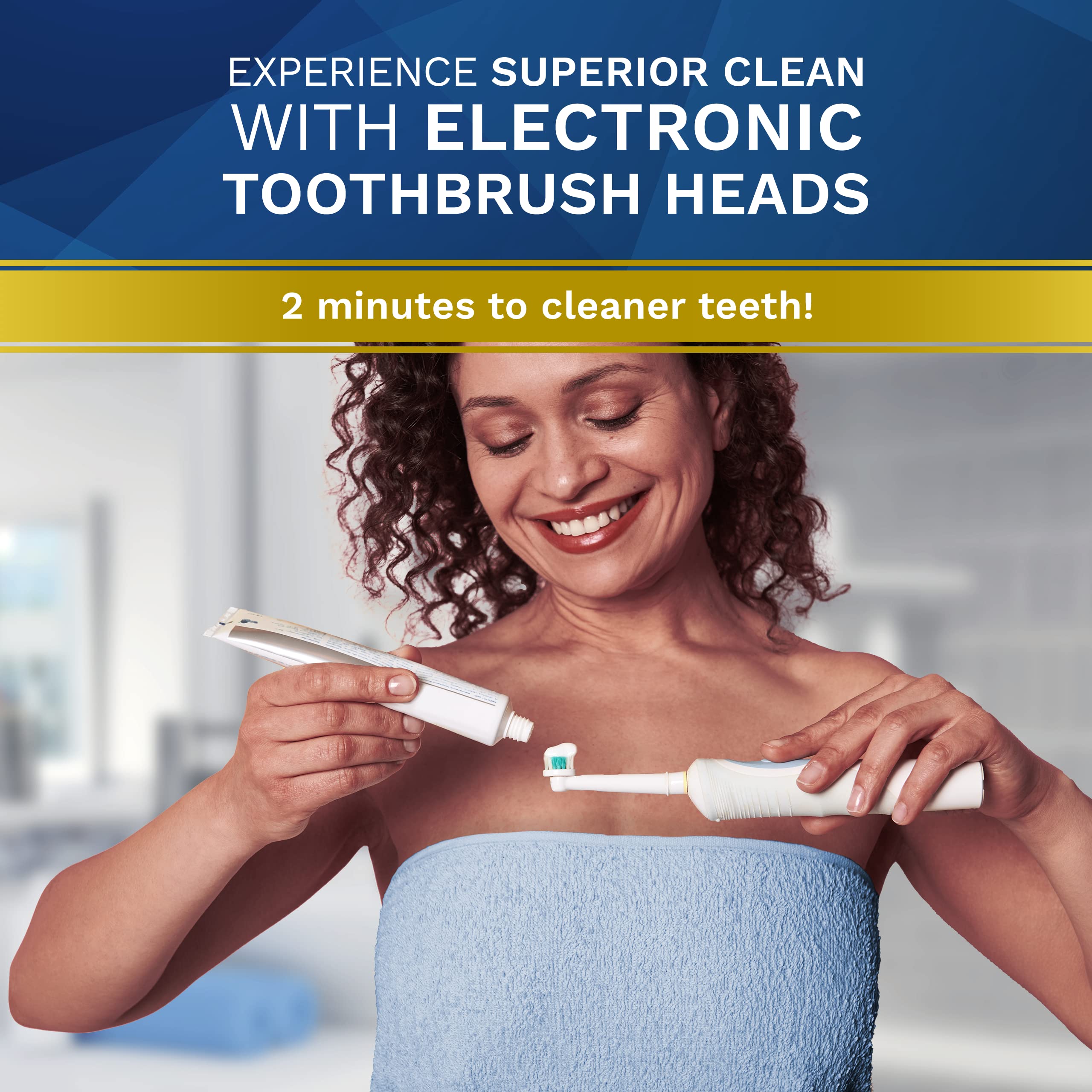 Aster Replacement Electric Toothbrush Heads, Compatible with Braun Oral B Toothbrush Heads, 16 Pack of Compatible Oral B Toothbrush Head