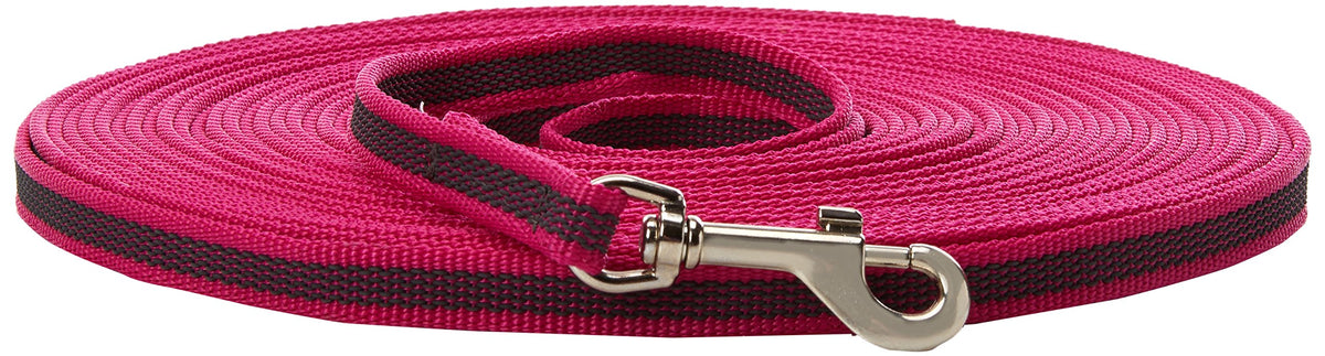 Color & Gray Super-Grip Leash with Handle, and O-Ring, 14 mm x 1,2 m, Pink-Gray