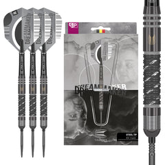 TARGET Darts Dimitri Van Den Bergh x ECHO 90% Tungsten Steel Tip Darts Set – 23g Steel Tip Dart Set, Swiss Point Darts, SP Tool Included, Player Edition Dimi Dart Set