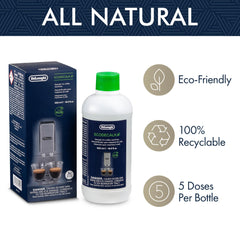 De’Longhi EcoDecalk Descaler for Coffee Machines DLSC500, 500ml,Packaging may vary , Pack of 1, Lime Scent