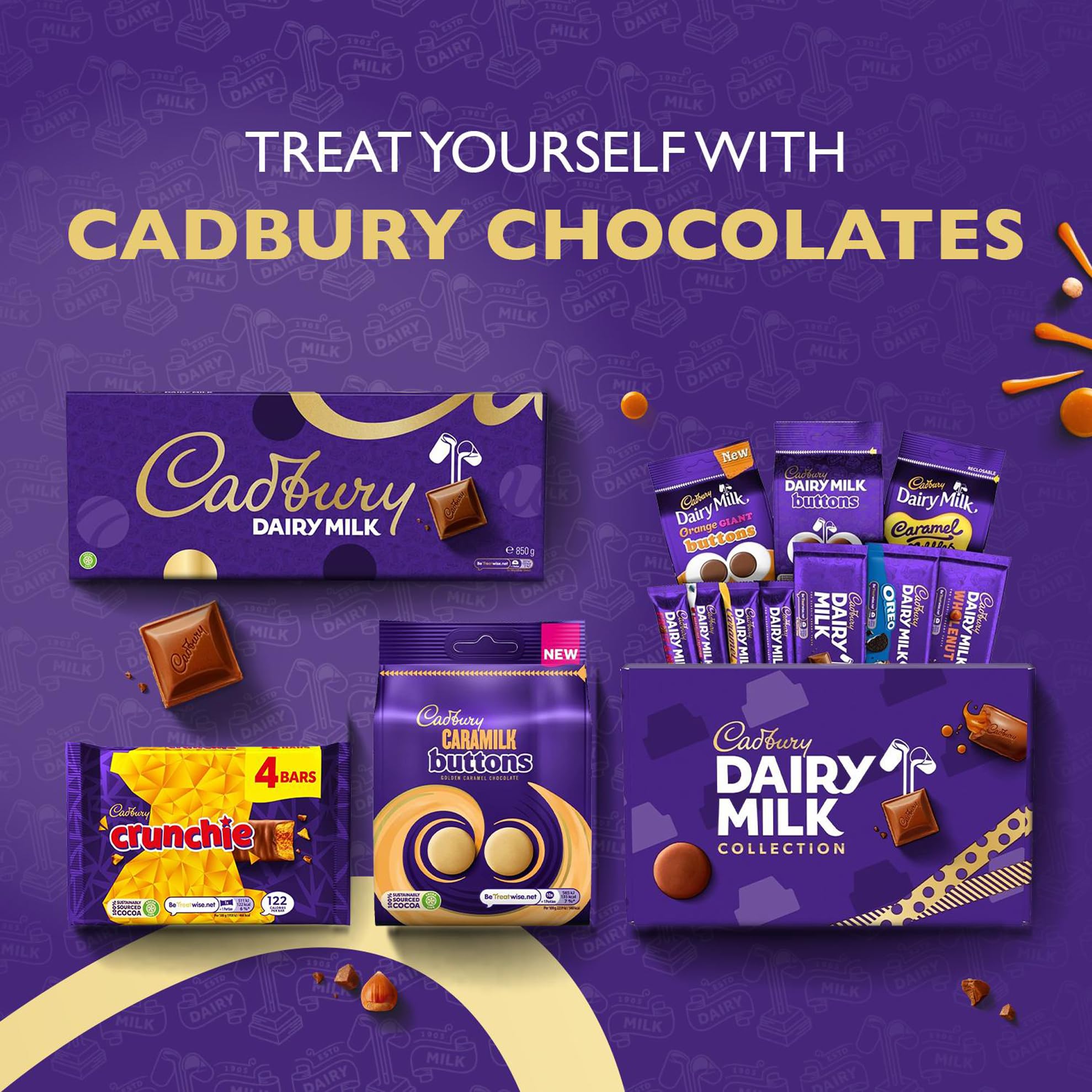 Cadbury Dairy Milk Chocolate Bar, 300 g