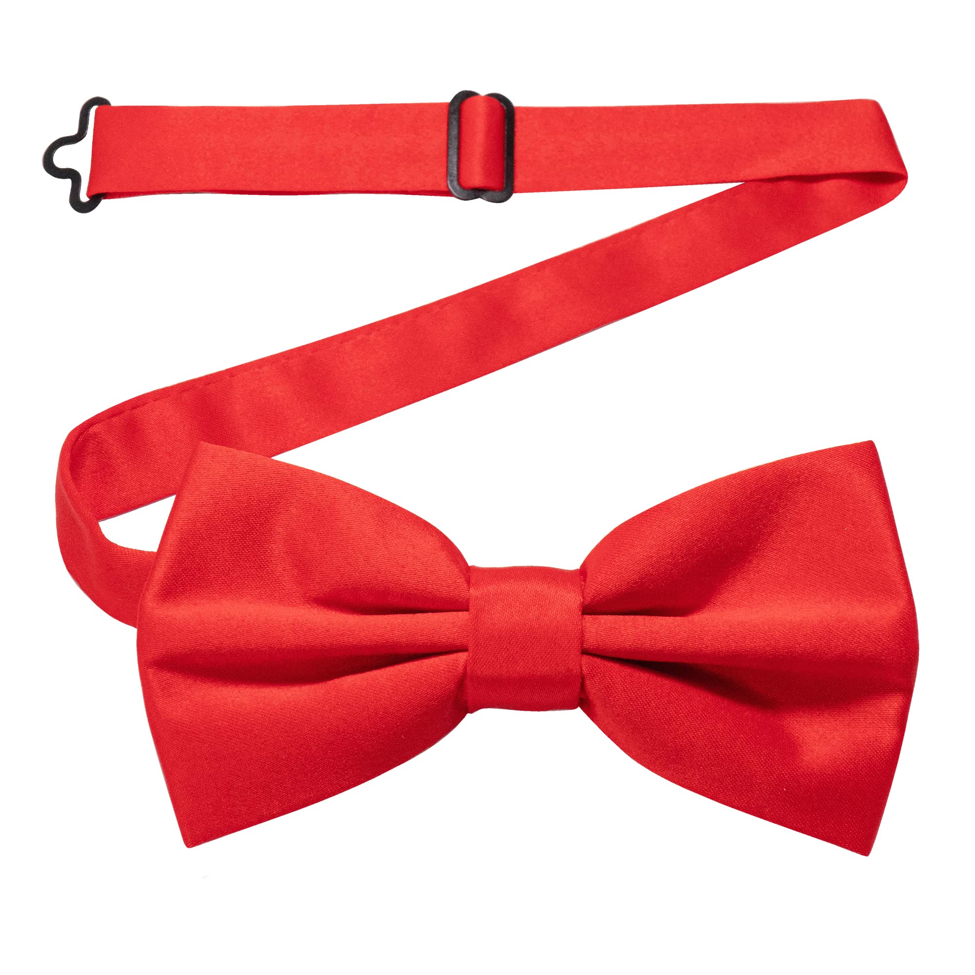 RBOCOTT Red Bow Tie Bowtie and Pocket Square Set for Men(7)