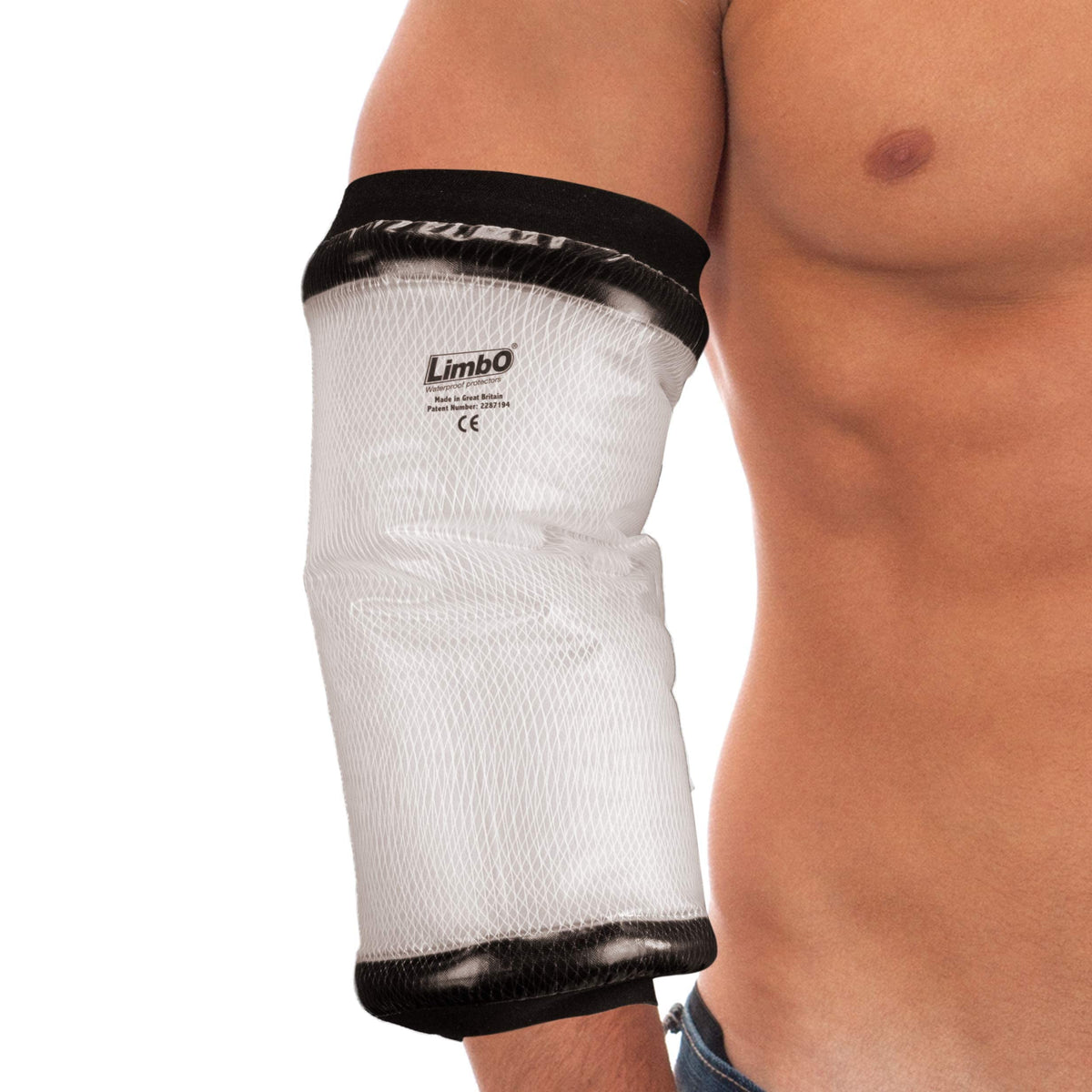 LimbO Waterproof Cast and Dressing Protector - PICC Line Cover M65, 25 to 29 cm Upper Arm Circumference