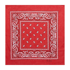 Paisley Cotton Bandana 3 pack Red White Black