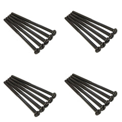 Black Nickel Long Electrical Socket Switch Screws (20, 75mm)