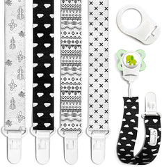 PUTSKA Dummy Pacifier Clips for Boys and Girls