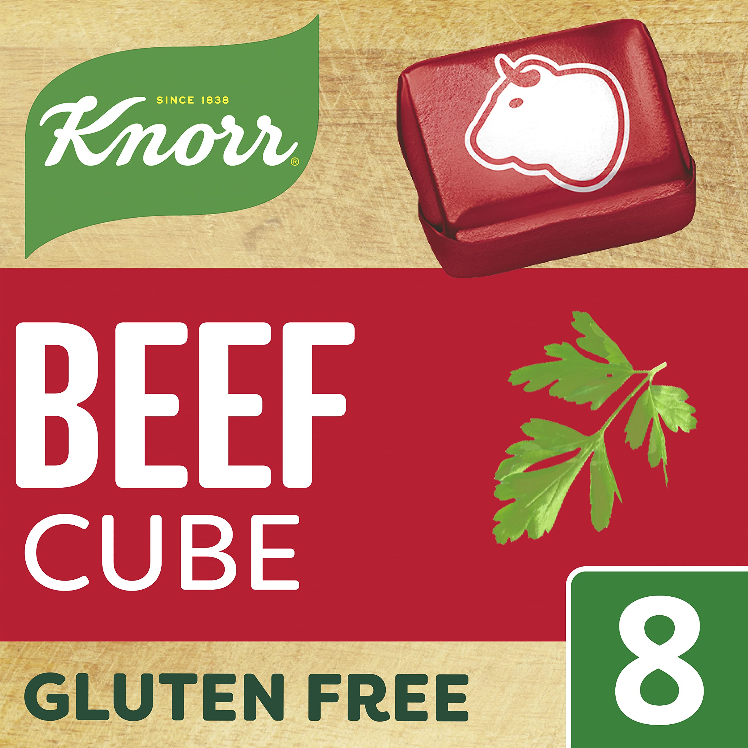 Knorr Beef Stock Cubes gluten-free to add a rich beef flavour to your dishes 8x 10 g