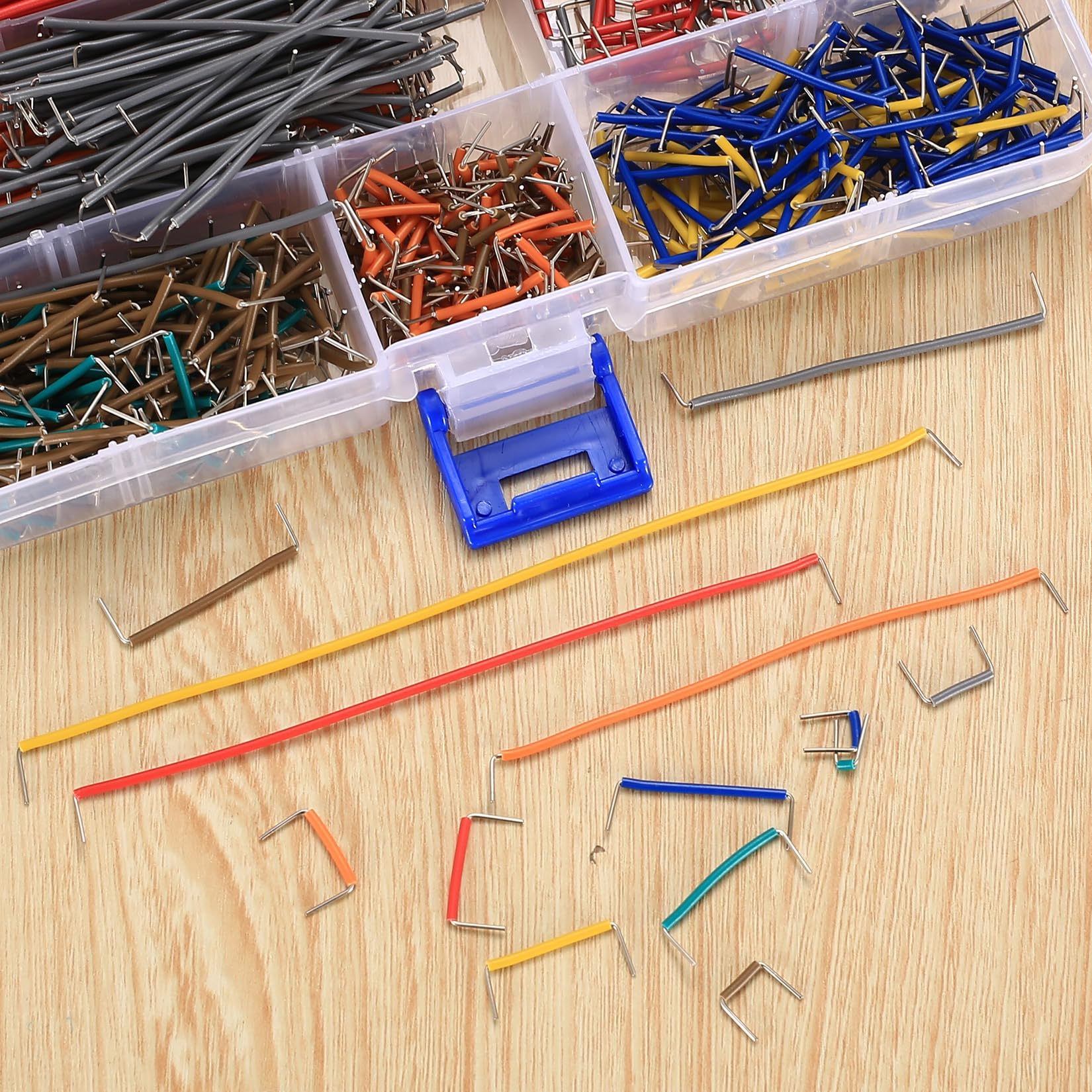 840 Pcs Jumper Wire Kit, 14 Lengths Assorted Breadboard Jumper Wire Cable, Preformed U-shape Solderless Jumper Wire Male to Male Jumper Wires Prototyping Breadboard